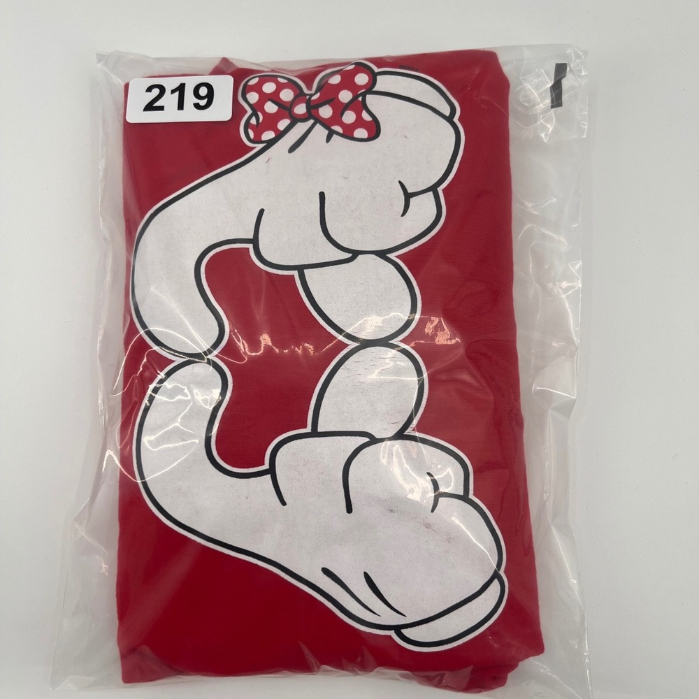 Alstyle Red Minnie Mouse‎ Heart Hands Graphic T-Shirt Mens 3XL Cotton Tee - Picture 8 of 8